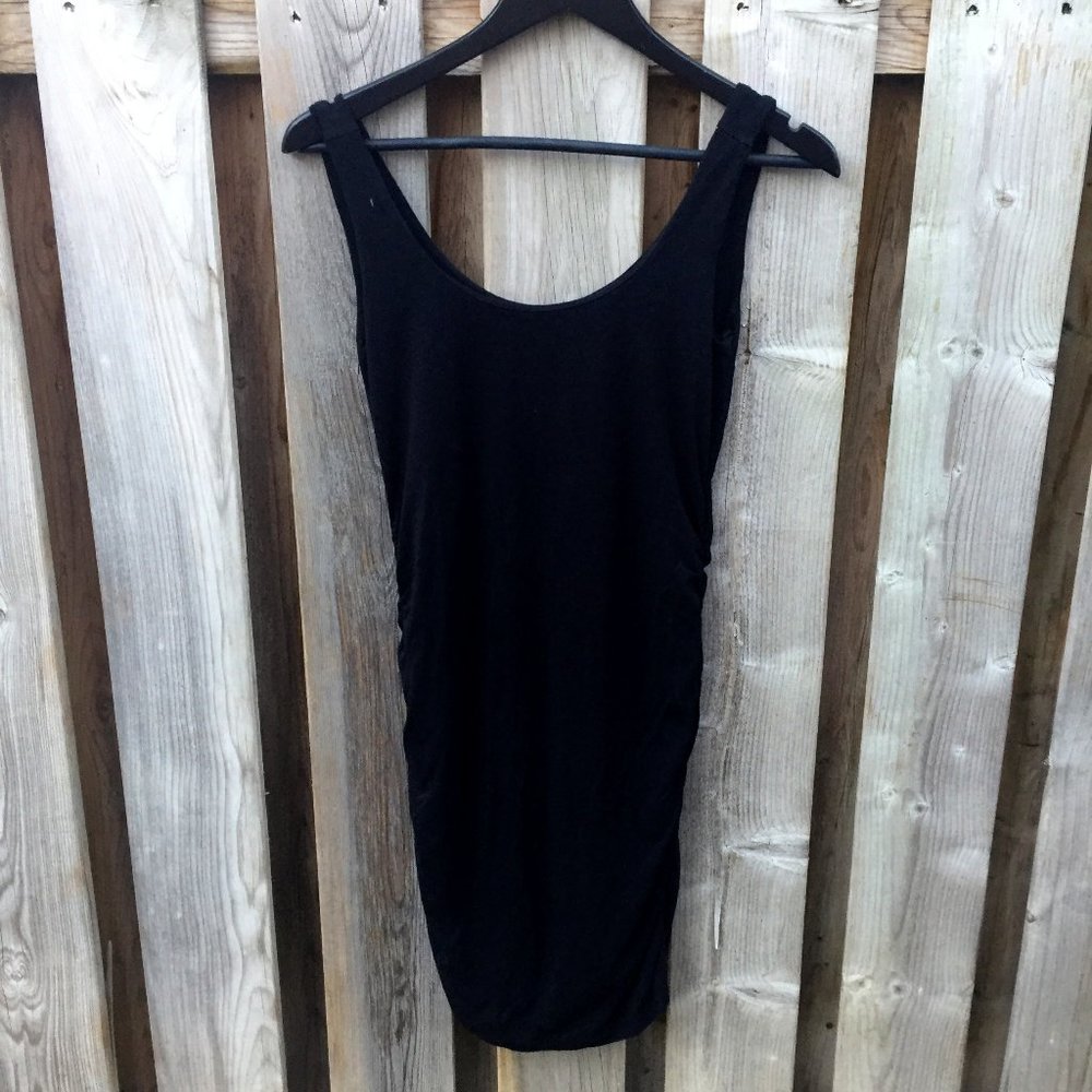 Isabella Oliver black bodycon mini maternity dress - size 4